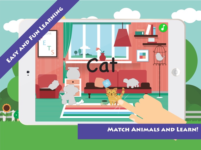 Match & Learn: House Pets