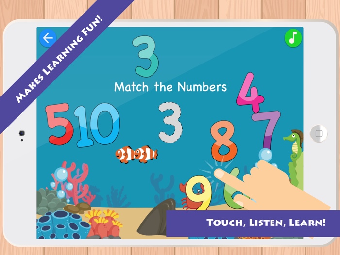 Match & Learn: Learn Numbers