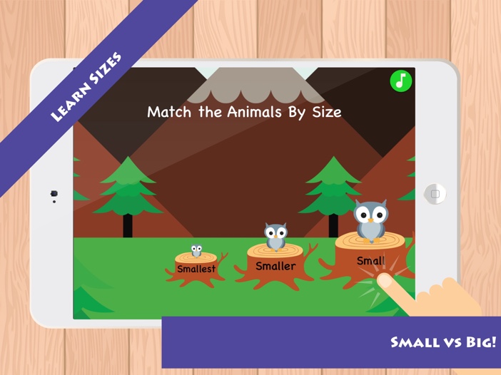 Match the Sizes: Big, Medium, Small Free Games